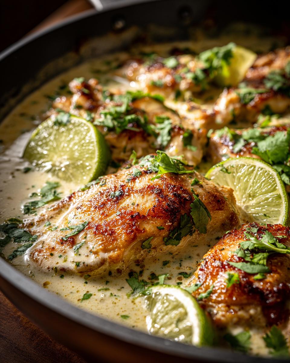 30-Minute Creamy Coconut Lime Chicken Skillet - detail 2