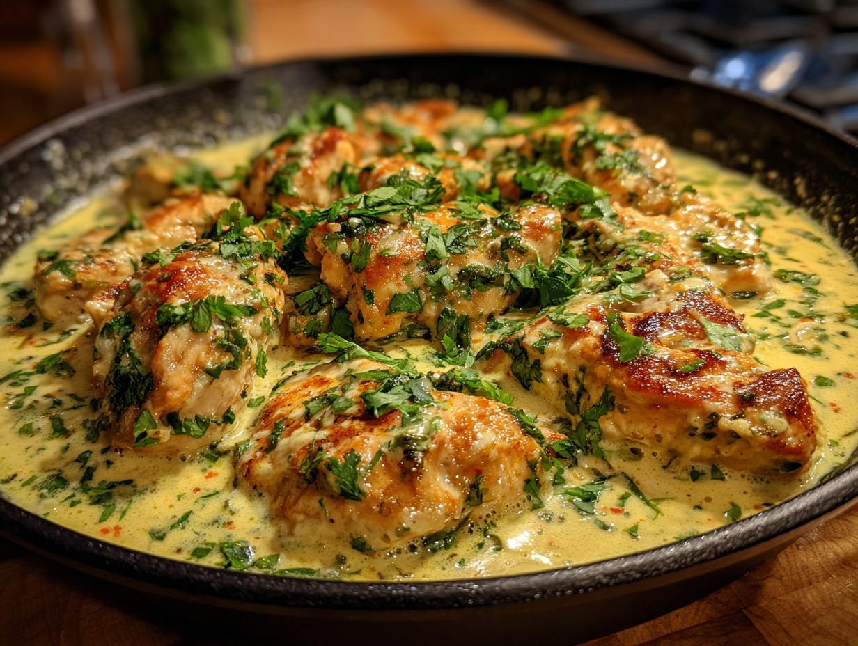 30-Minute Creamy Coconut Lime Chicken Skillet