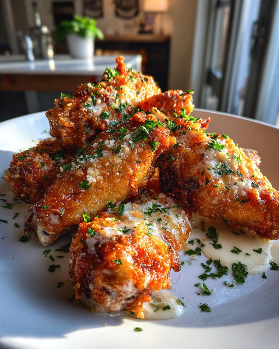 CRISPIEST Garlic Parmesan Wings - detail 2