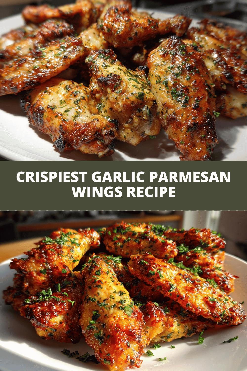 CRISPIEST Garlic Parmesan Wings