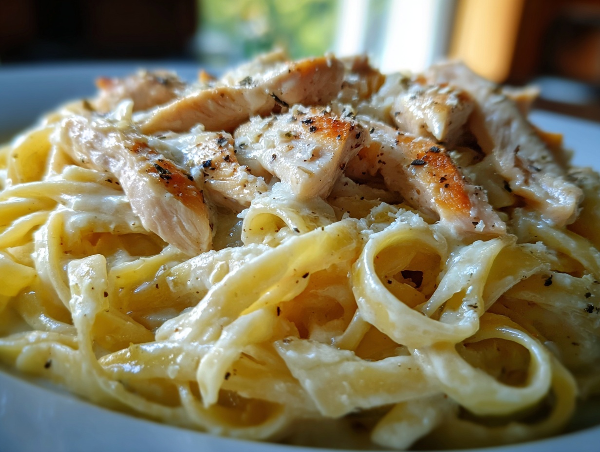 Amazing 40-Min Chicken Fettuccine Alfredo