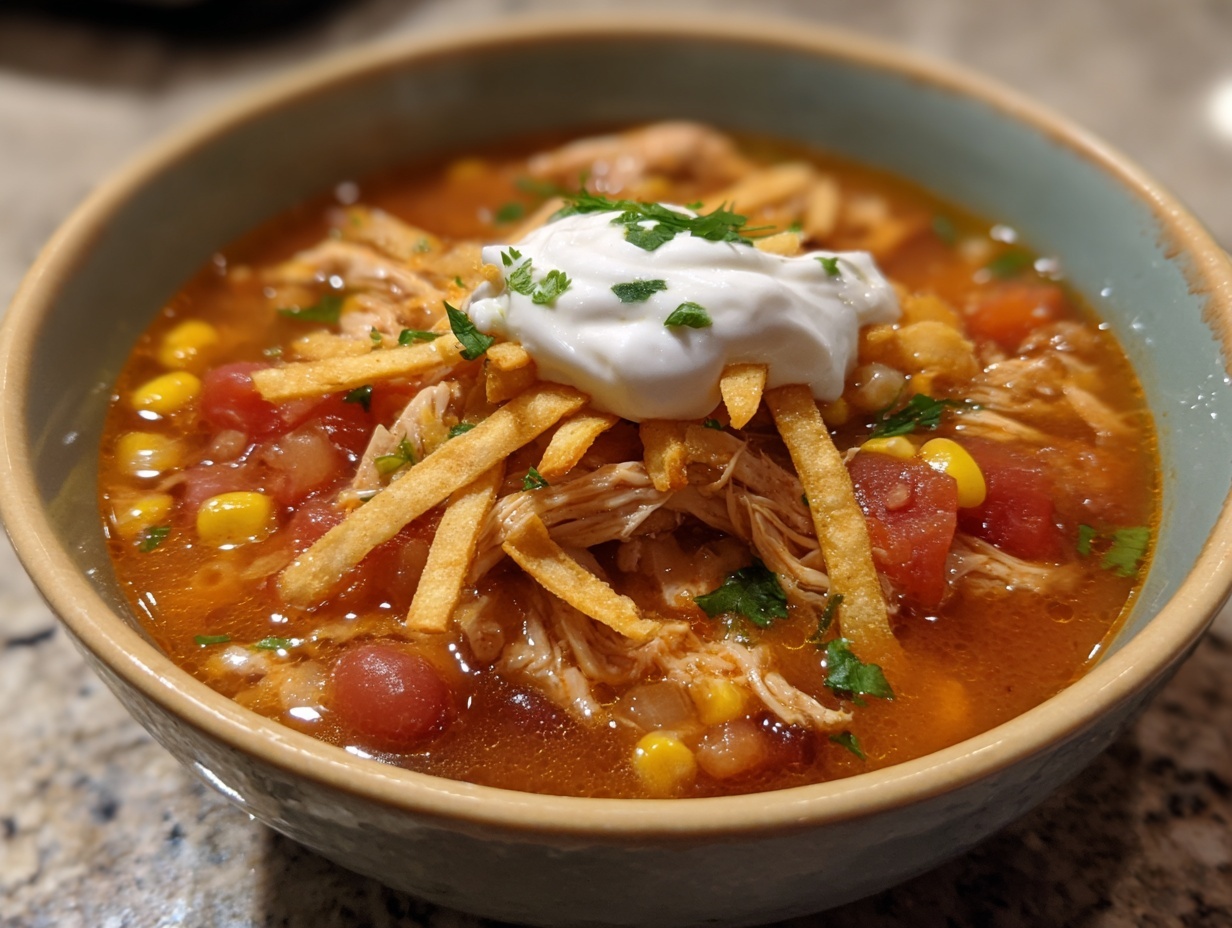 Best Chicken Tortilla Soup: 1 Amazing Recipe