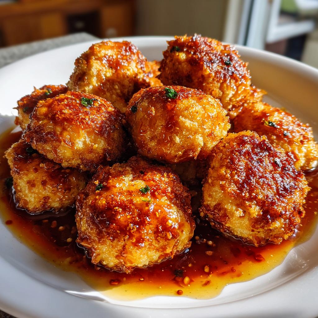 Chinese chicken balls - detail 1