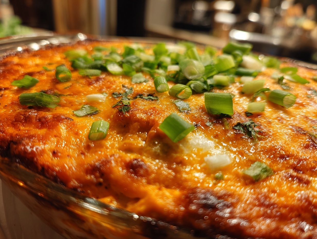Amazing Cottage Cheese Buffalo Chicken Dip