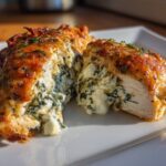 Creamiest Feta & Spinach Stuffed Chicken