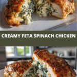 Creamiest Feta & Spinach Stuffed Chicken
