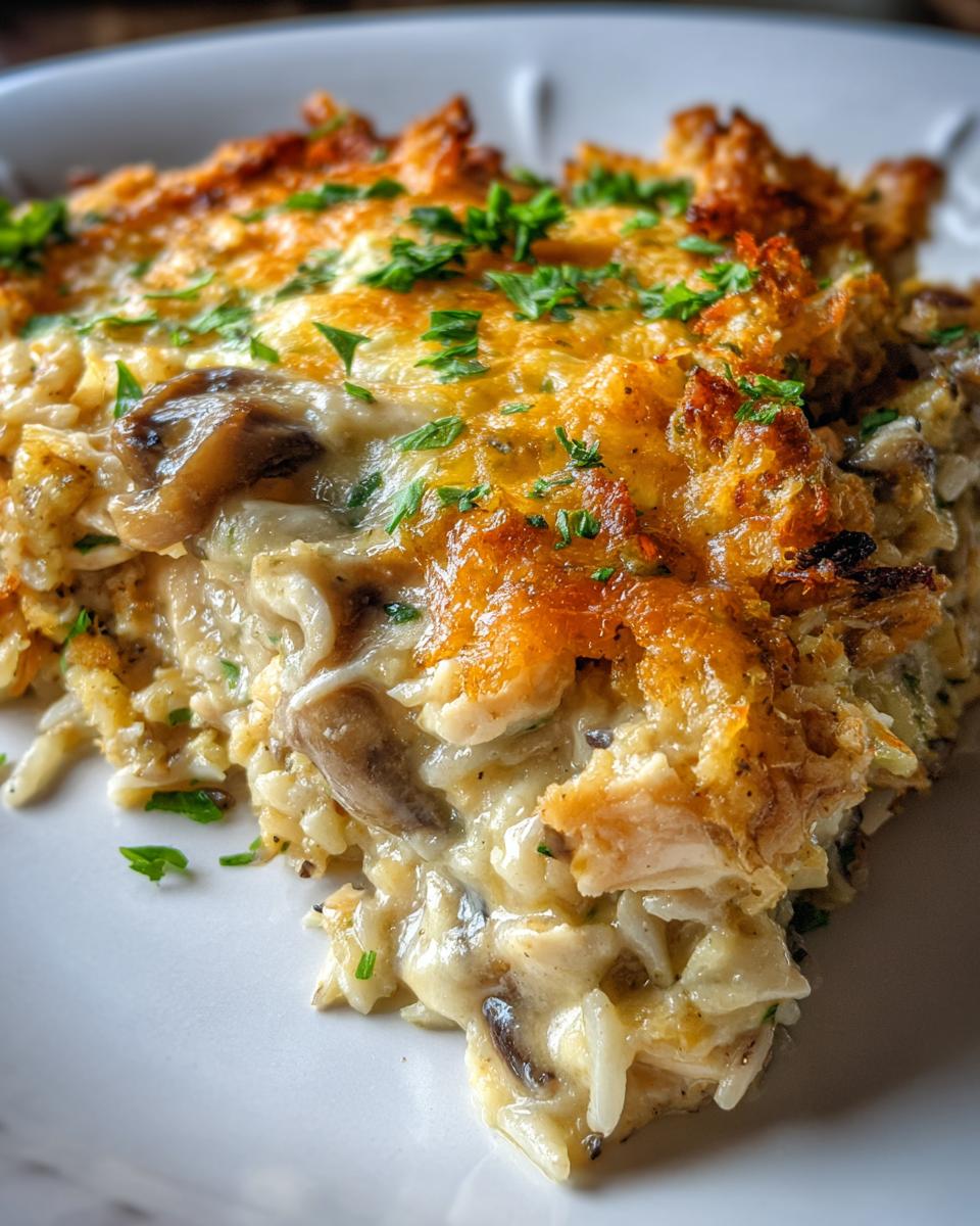 Creamy Chicken and Wild Rice Casserole - detail 2