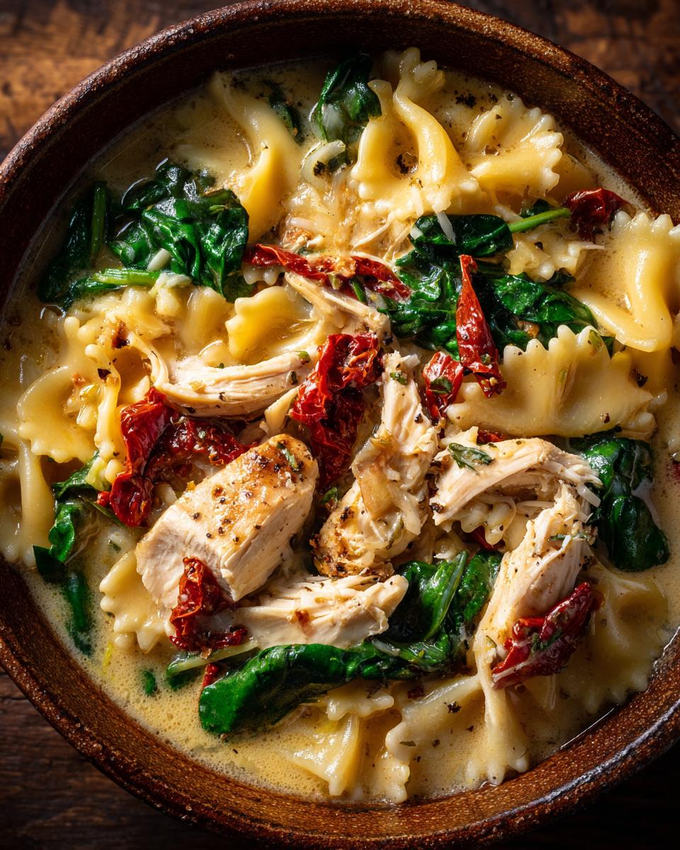 Creamy Marry Me Tuscan Chicken Soup - detail 1