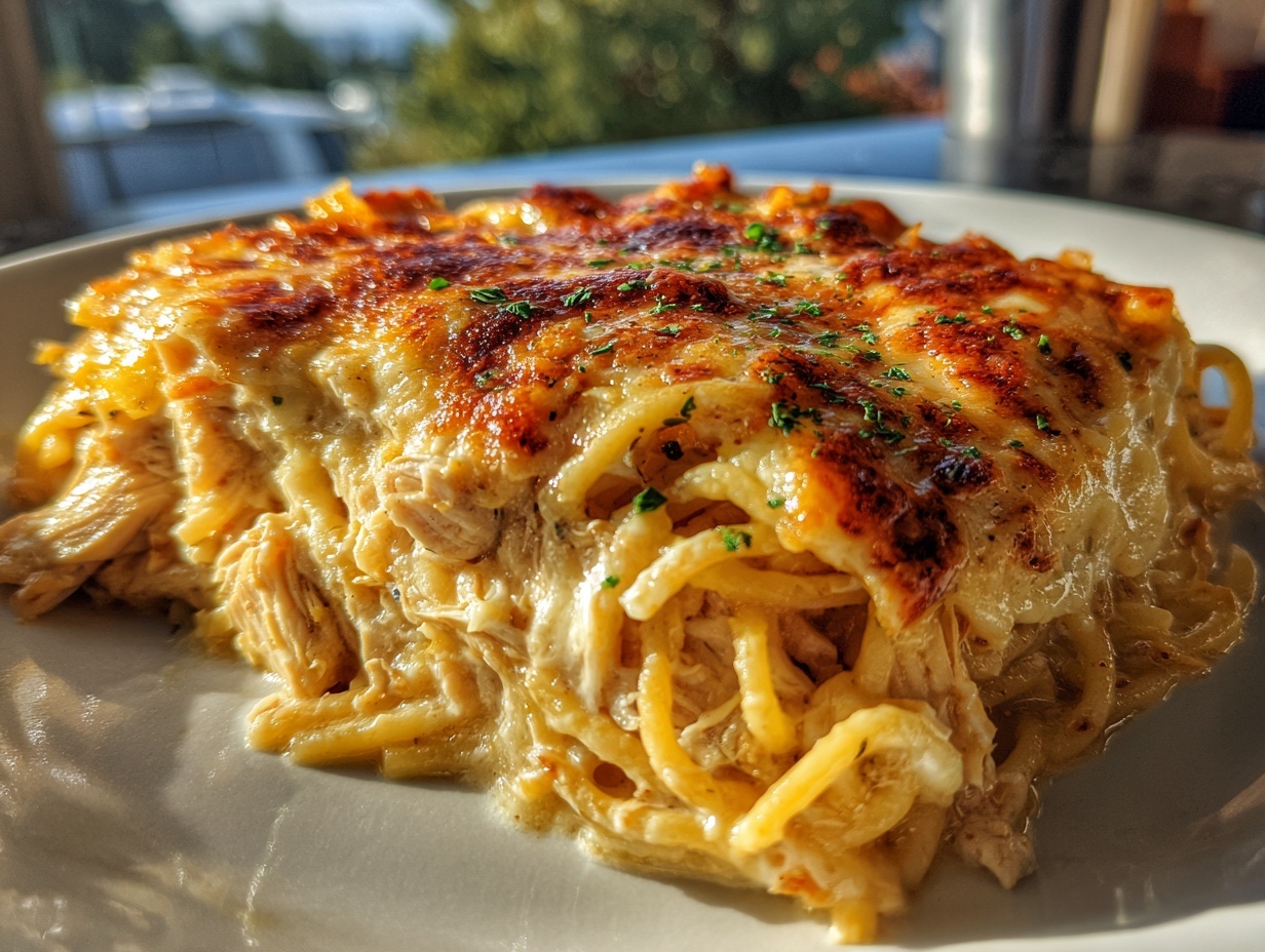 Amazing Creamy Monterey Chicken Spaghetti Recipe