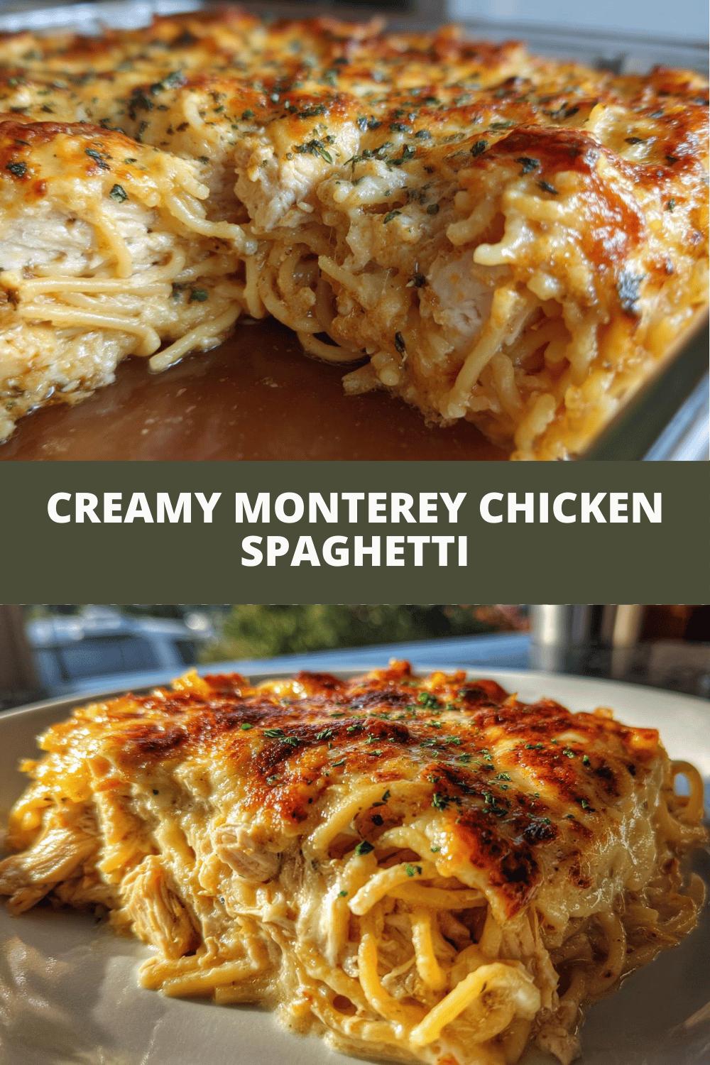 Amazing Creamy Monterey Chicken Spaghetti Recipe