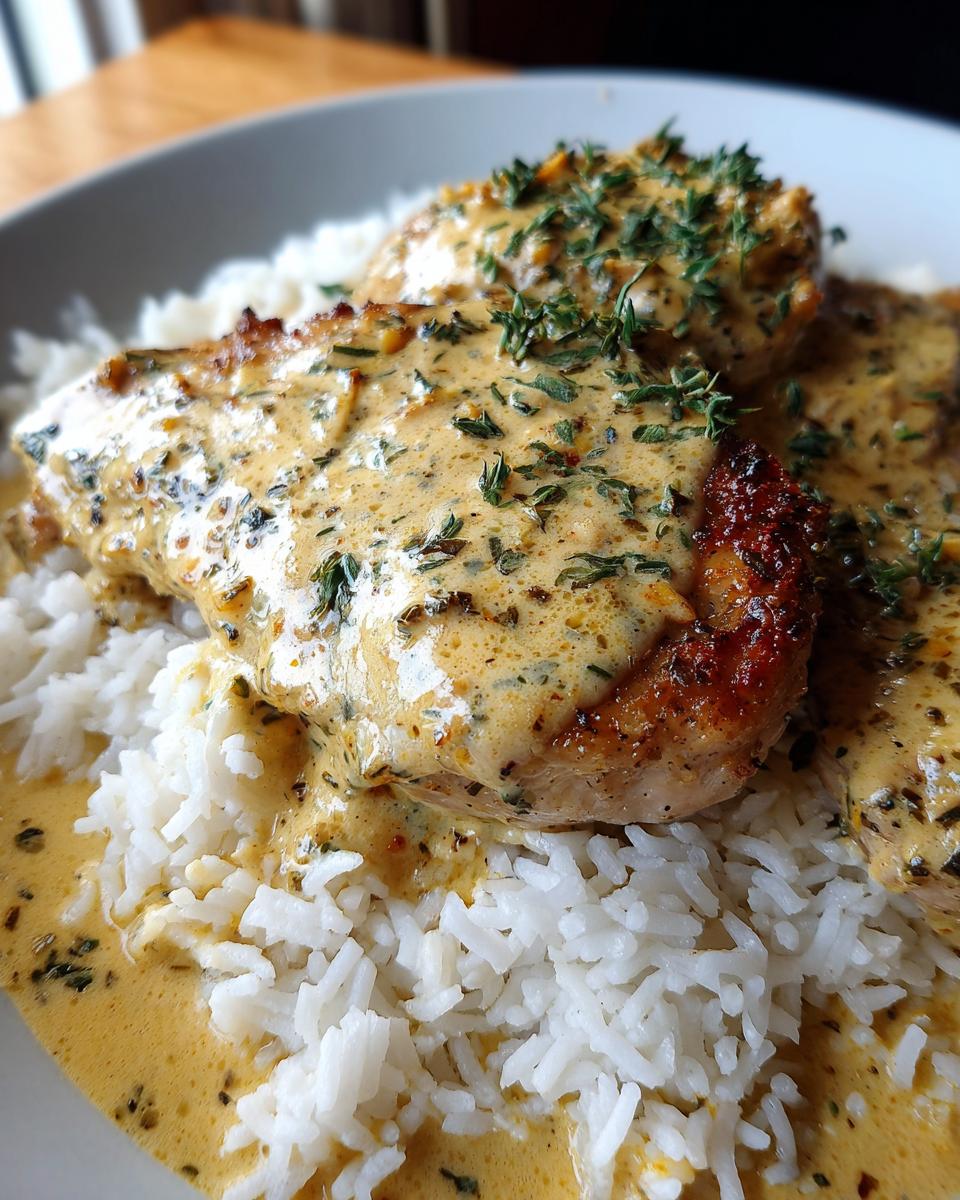 Creamy Smothered Chicken And Rice - detail 1