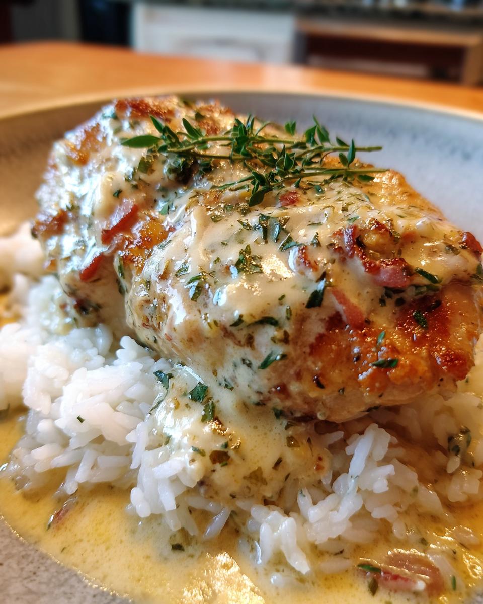 Creamy Smothered Chicken And Rice - detail 2