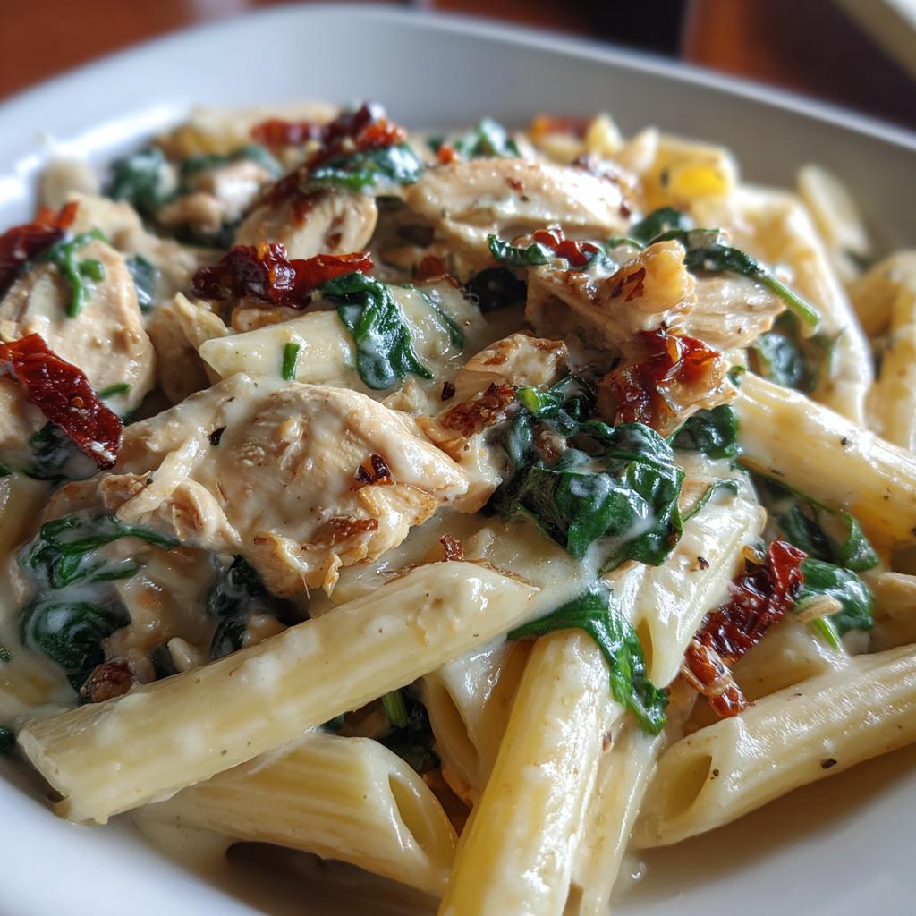 Creamy Tuscan Chicken Pasta - detail 1