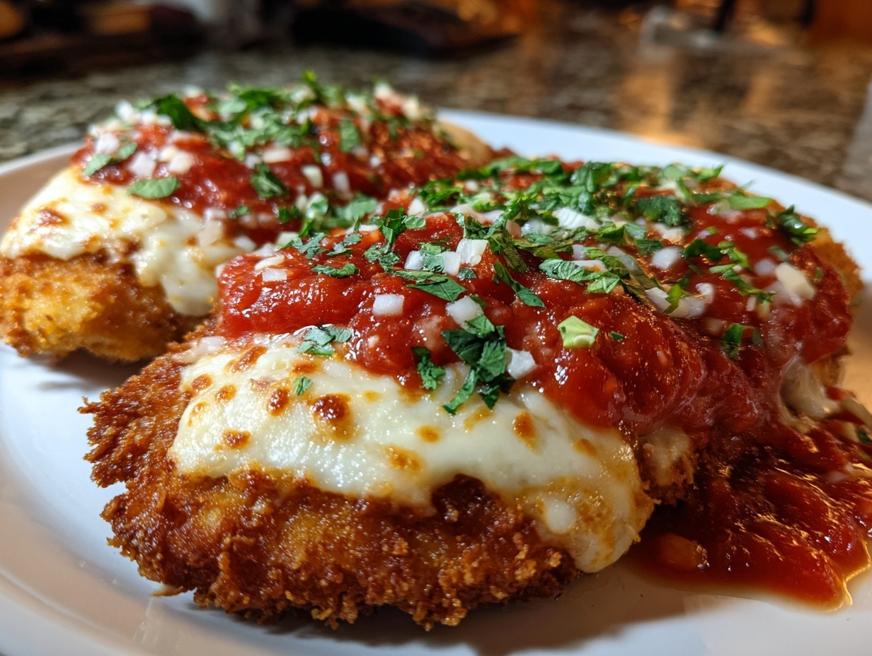 Amazing Crispy Chicken Parmesan: 50 Minute Meal