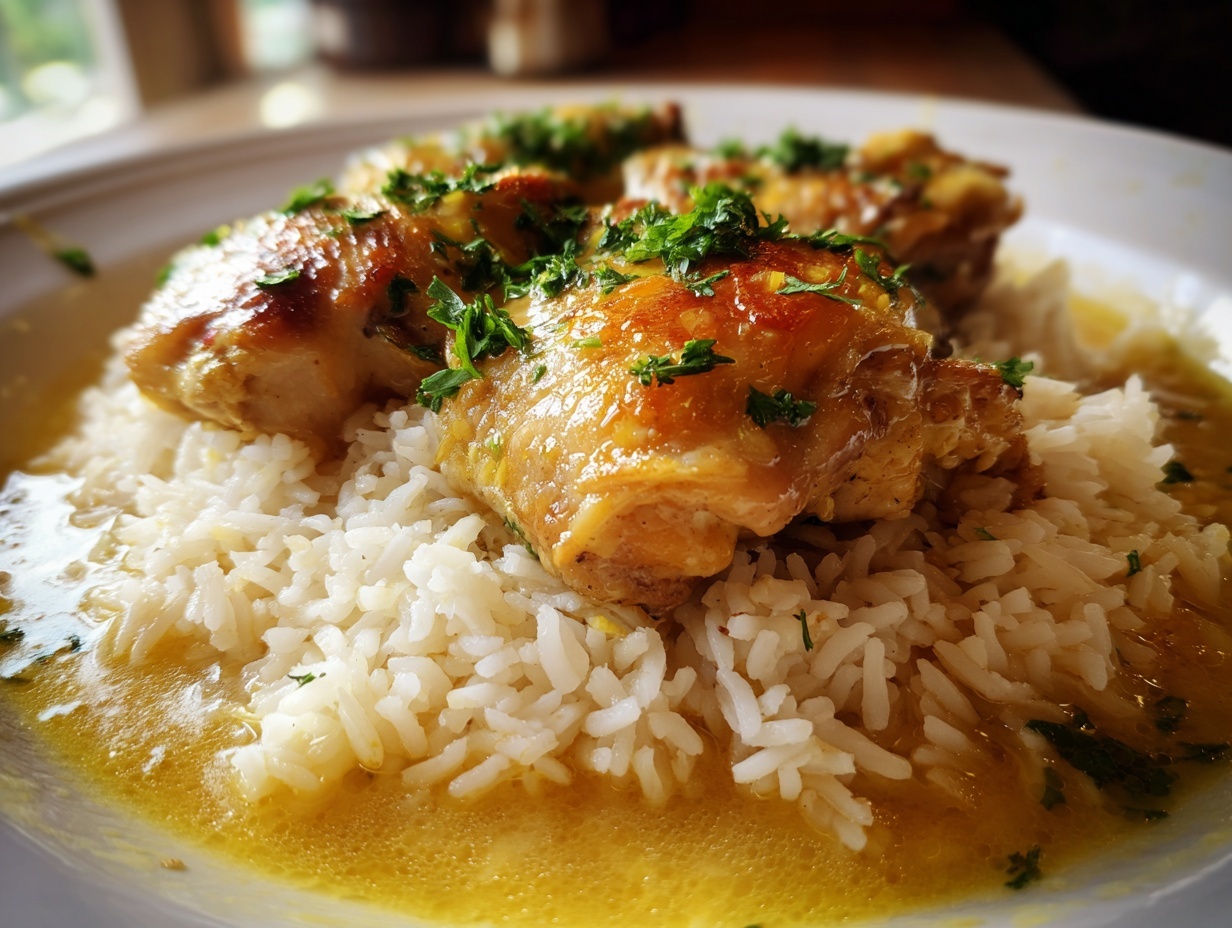 Delicious Crock-Pot Lemon Chicken and Rice