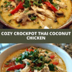 Crockpot Thai Coconut Chicken Soup
