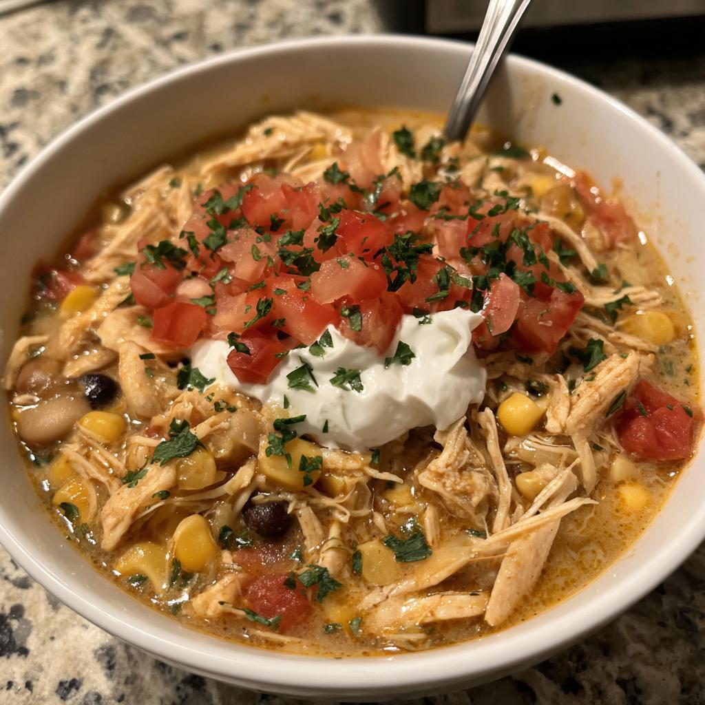 Crockpot White Chicken Chili - detail 2