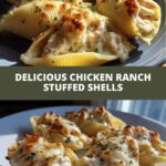Delicious Chicken Ranch Stuffed Shells