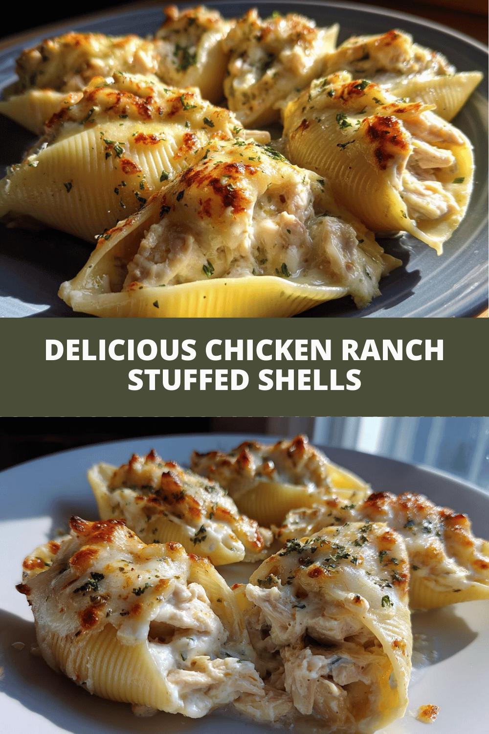 Delicious Chicken Ranch Shells: 1 Easy Recipe