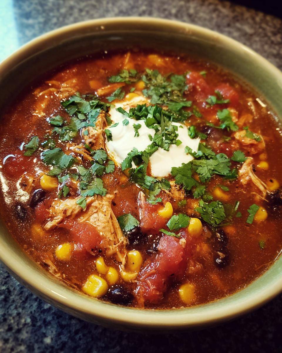 Easy Chicken Taco Soup Recipe - detail 1