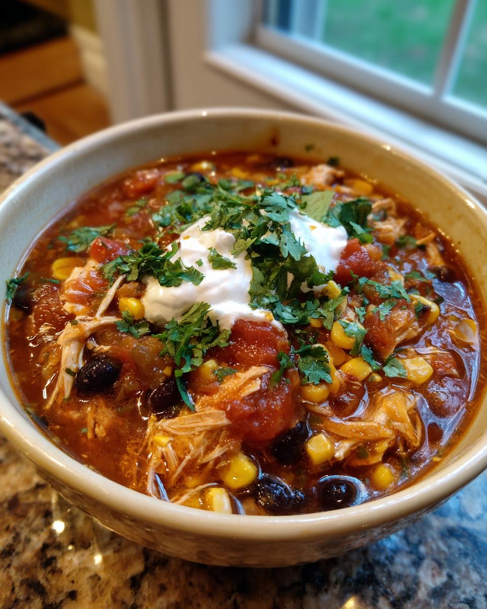 Easy Chicken Taco Soup Recipe - detail 2