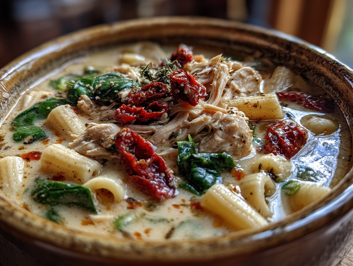Creamy Marry Me Tuscan Chicken Soup