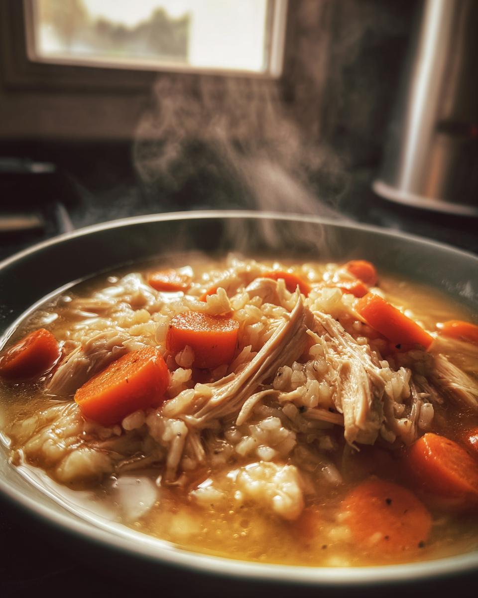 Easy Chicken and Rice Soup - detail 1