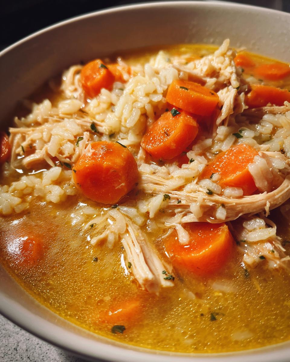 Easy Chicken and Rice Soup - detail 2