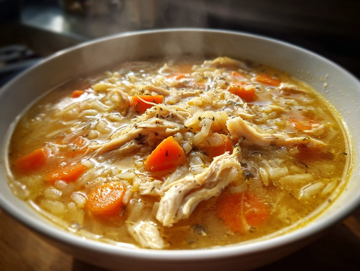 Easy Chicken and Rice Soup: 1 Easy Meal