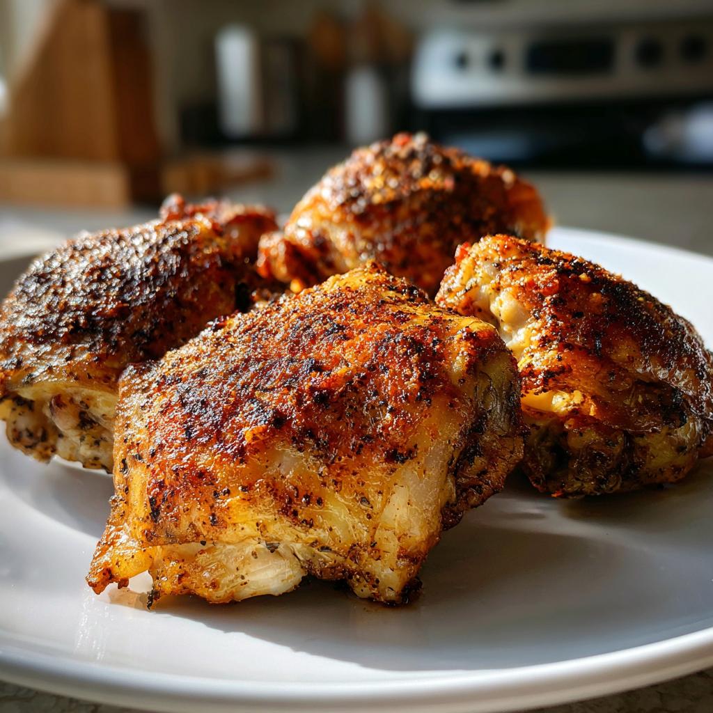 Easy Creamy Oven Baked Chicken Thighs Recipe - detail 2