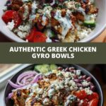 Greek Chicken Gyro Bowls