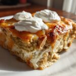 Green Chile Chicken Enchilada Casserole