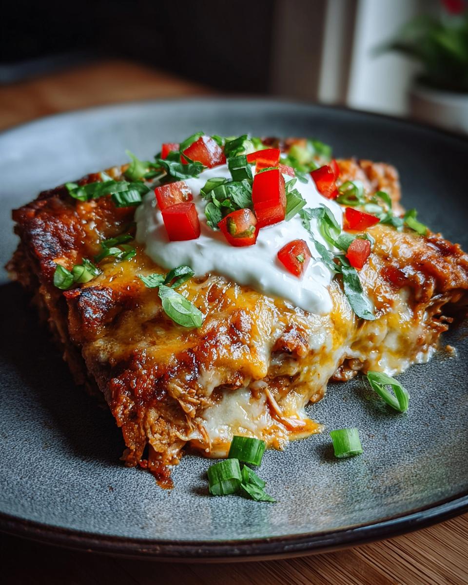 High Protein Creamy Chilli Chicken Enchiladas - detail 1