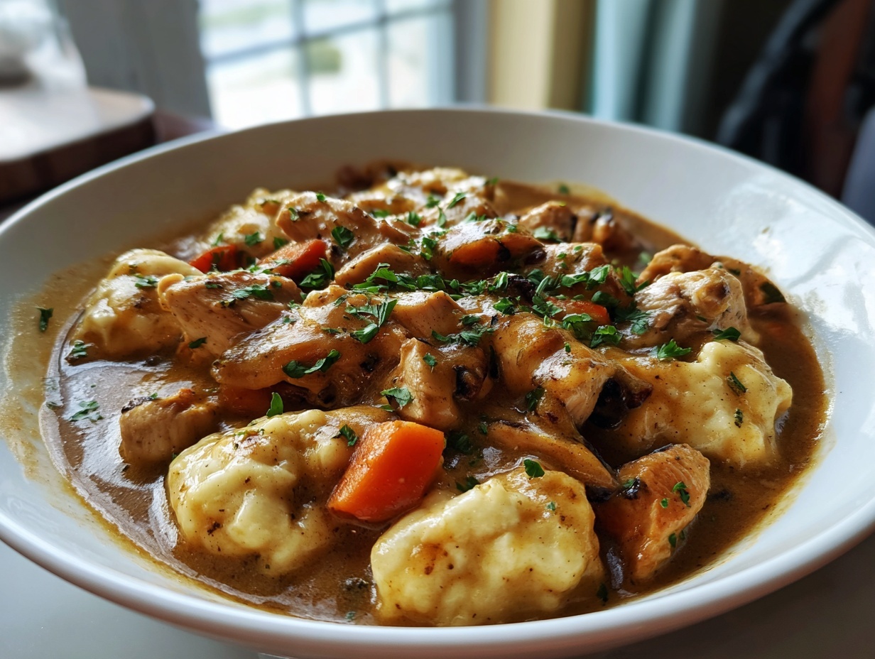 Homemade Chicken and Dumplings