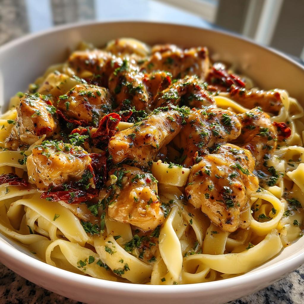 Honey Butter Chicken Alfredo Pasta - detail 2