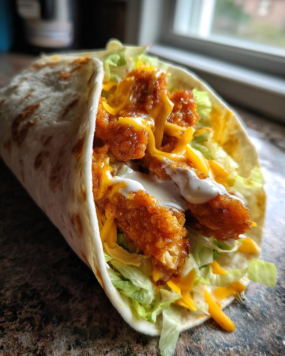 Juiciest Hot Honey Chicken Wraps - detail 1