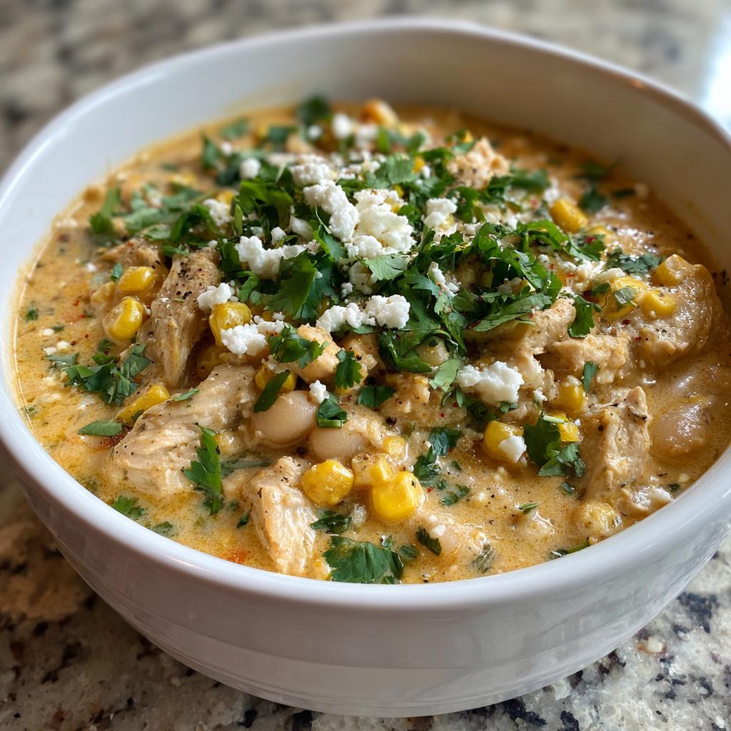 Mexican Street Corn White Chicken Chili - detail 1