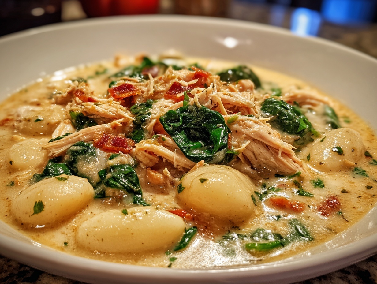 Olive Garden Chicken Gnocchi Soup Recipe
