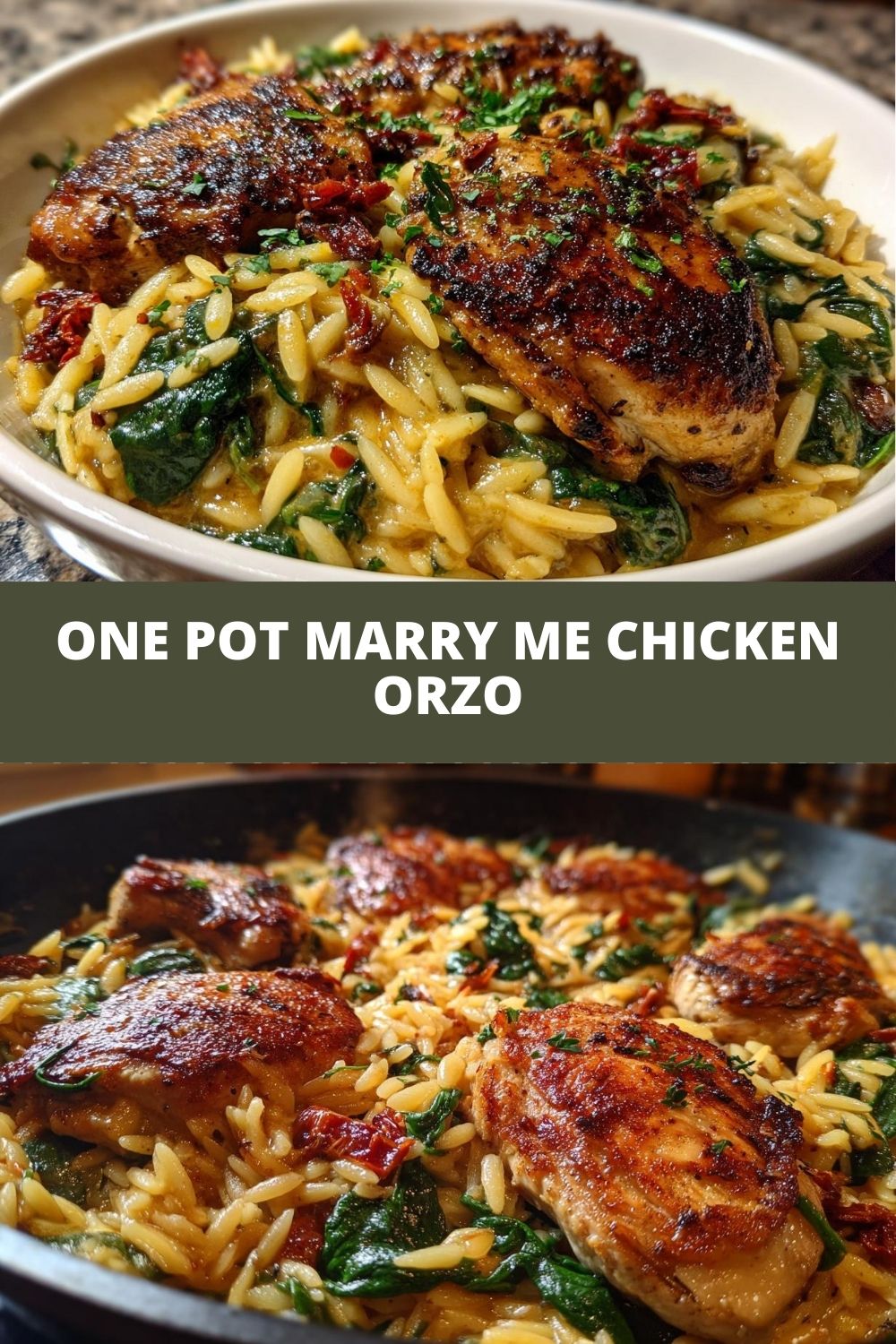 One Pot Marry Me Chicken Orzo: Irresistible Joy