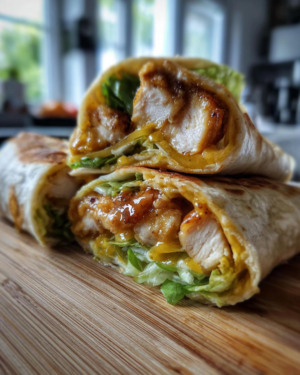 Perfect Hot Honey Chicken Wraps - detail 2