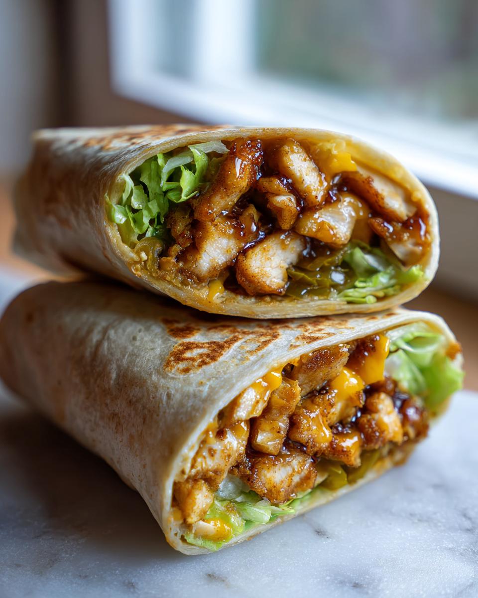 Perfect Hot Honey Chicken Wraps - detail 3