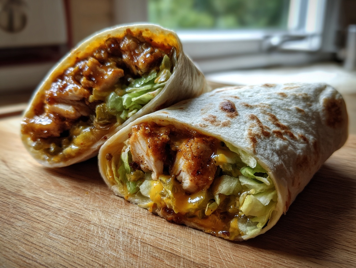 Perfect Hot Honey Chicken Wraps: 35 Min Magic