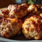 Rotel Cream Cheese Sausage Balls