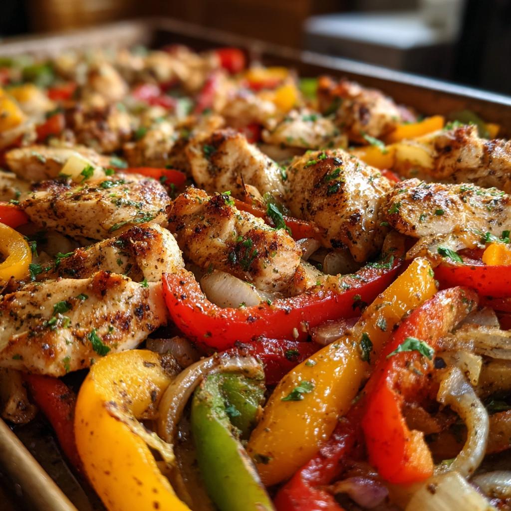 Sheet Pan Chicken Fajitas - detail 2