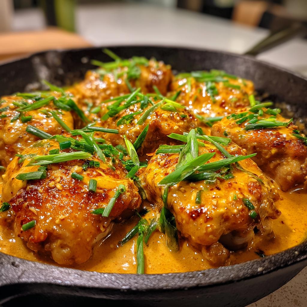 Skillet Bang Bang Chicken Thighs - detail 1