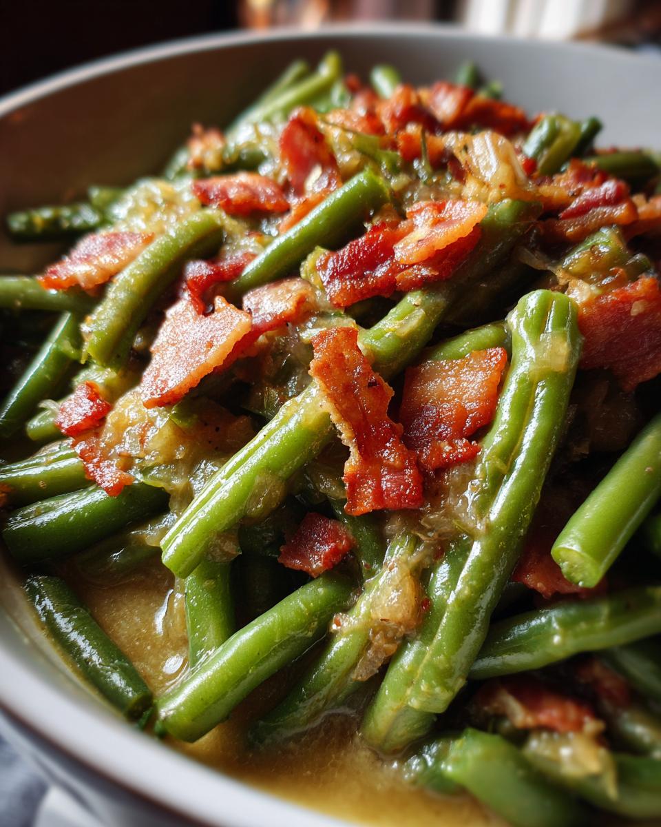 Smothered Green Beans - detail 1
