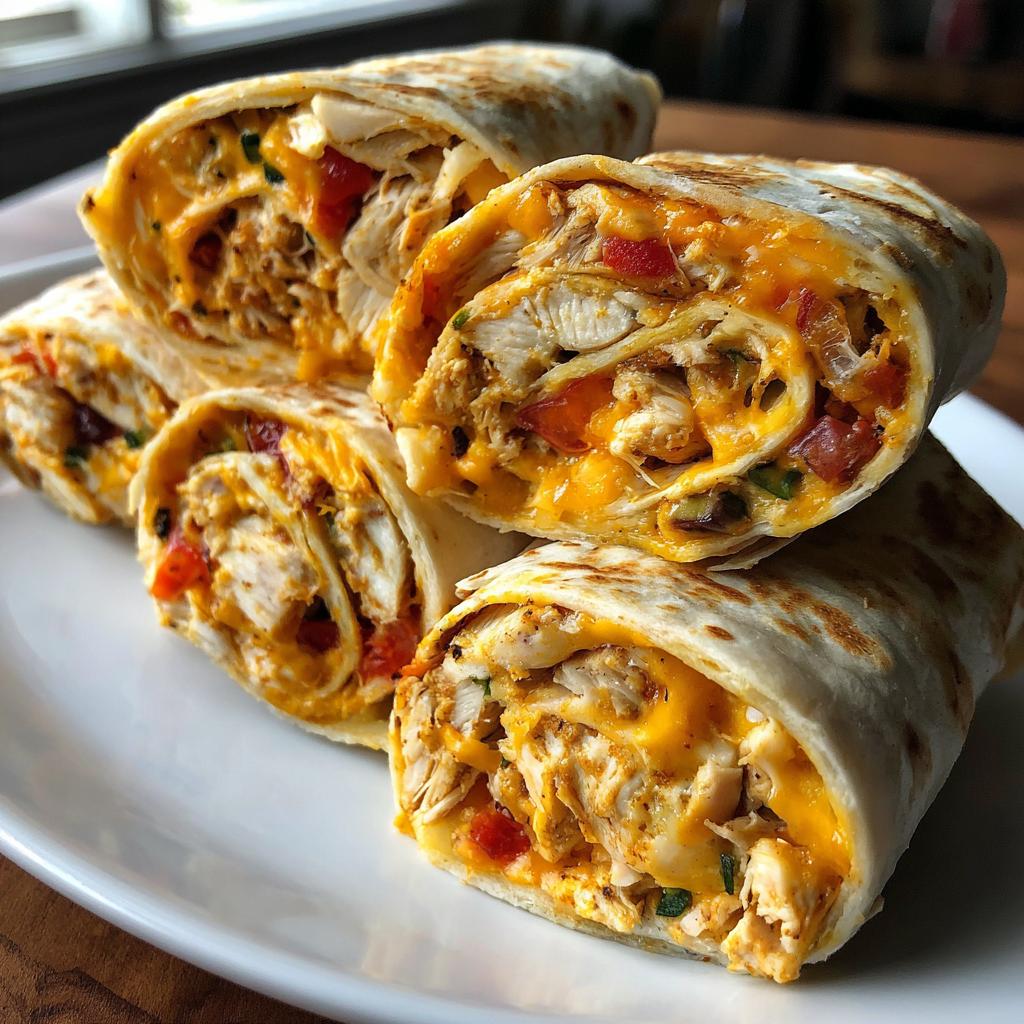 Southwest Chicken Tortilla Pinwheels - detail 1