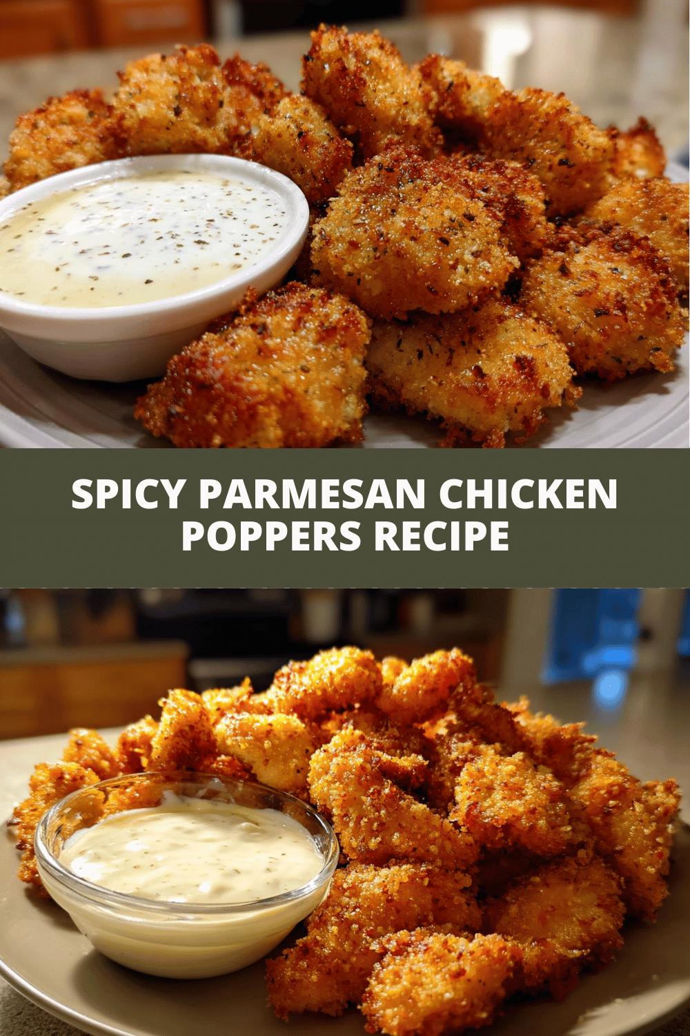 Spicy Parmesan Chicken Poppers: 10/10 Taste