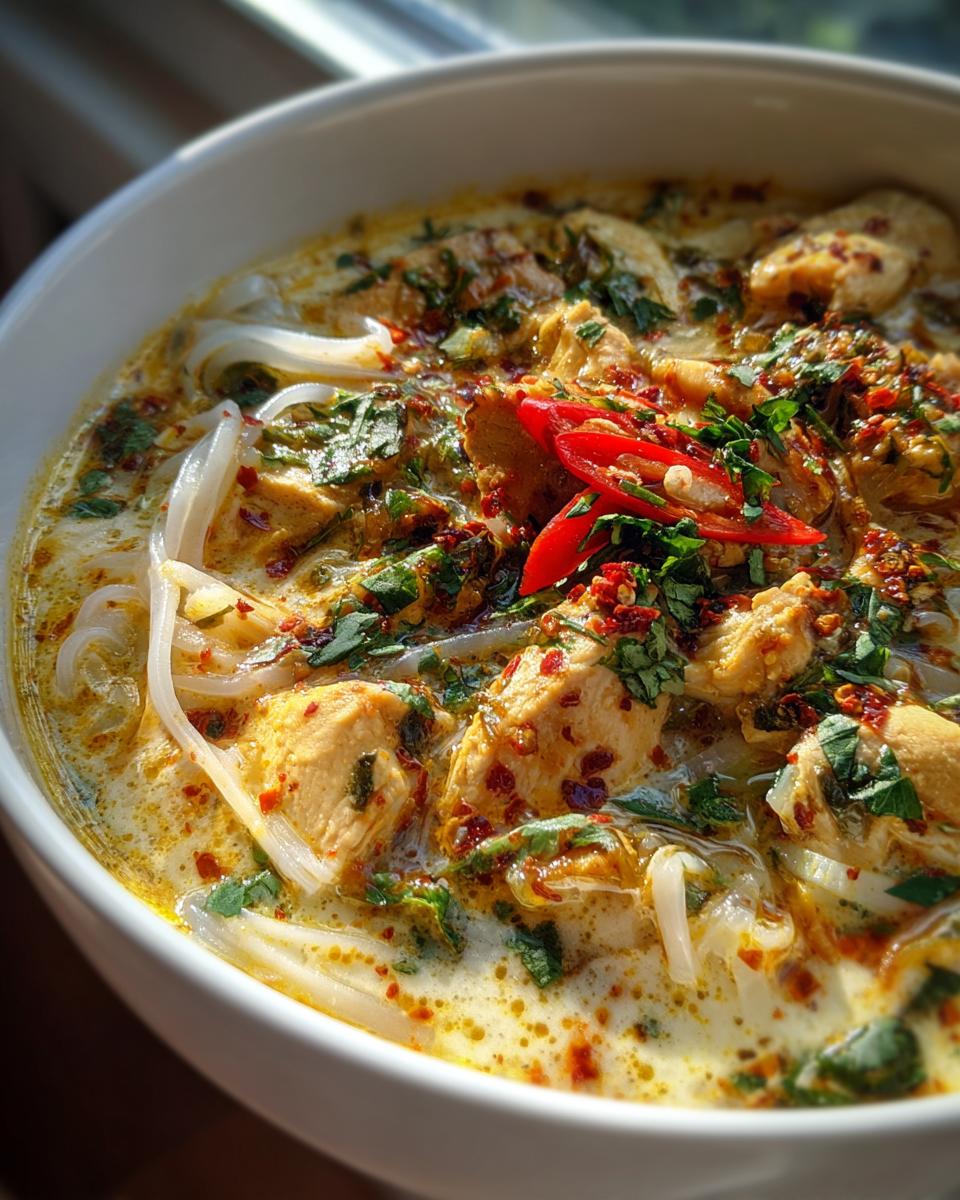 Thai Chicken Curry Soup - detail 1