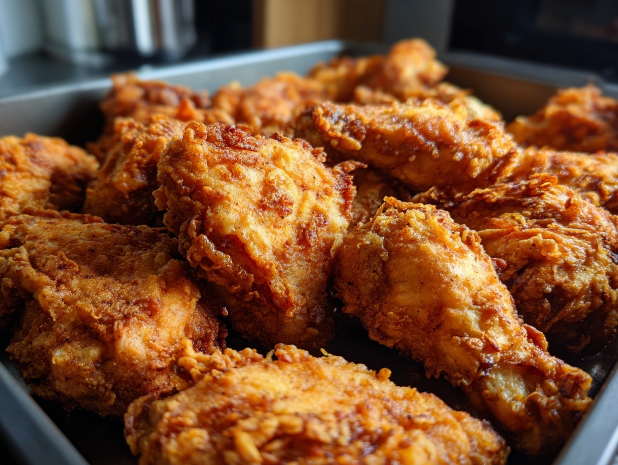The Juiciest Baked Fried Chicken: 20 Min Magic